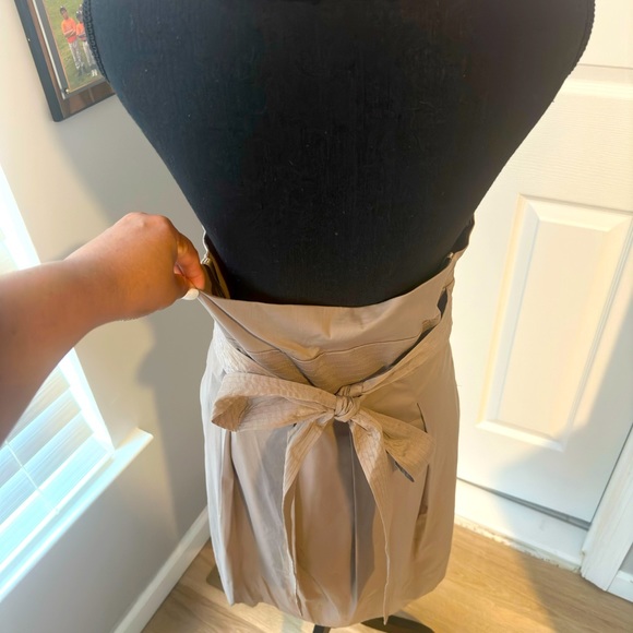 Max Azria Halter w/ Ruffles & Pleated Dress - Picture 5 of 9